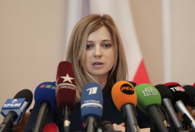 „Reuters“/„Scanpix“ nuotr./Krymo prokurorė Natalija Poklonskaja