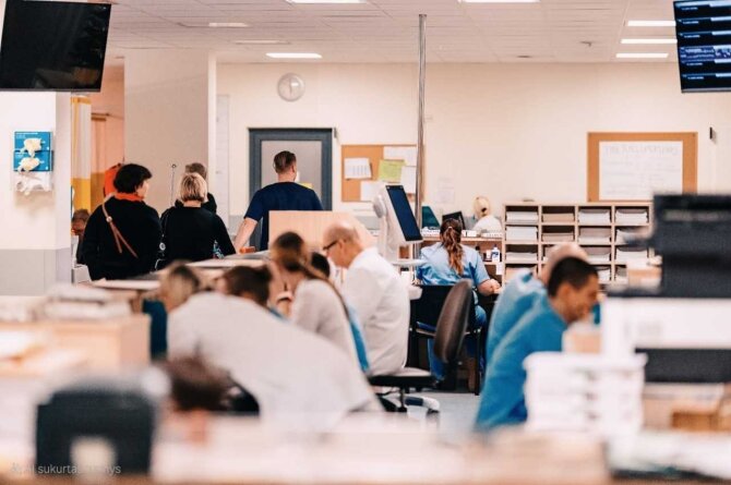 Kauno klinikų nuotr./Darbas Kauno klinikų Skubios medicinos skyriuje