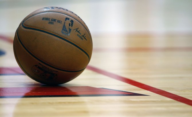 AFP/„Scanpix“ nuotr./NBA krepšinio kamuolys