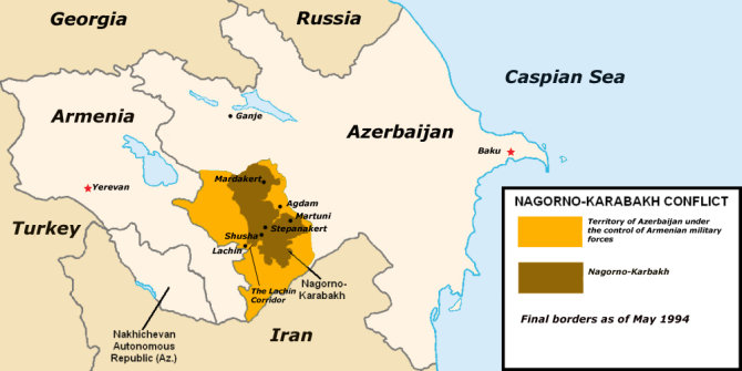„Wikimedia Commons“ iliustr./Kalnų Karabachas