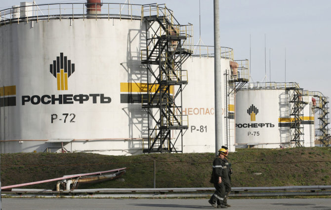 „Reuters“/„Scanpix“ nuotr./Rusijos valstybinė bendrovė „Rosneft“