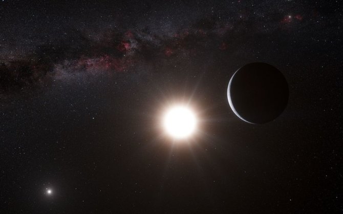 Eso.org nuotr./Kaimyninė Kentauro alfa B turi Žemės dydžio planetą.