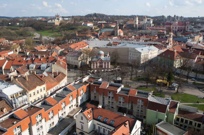 Juliaus Kalinsko / 15min nuotr./Vilnius iš aukštai