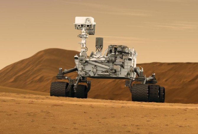 NASA/JPL-Caltech nuotr./Marsaeigis „Curiosity“