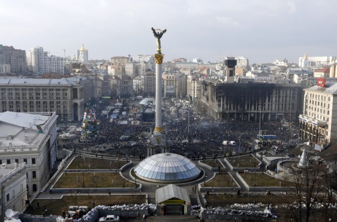 „Reuters“/„Scanpix“ nuotr./Kijevo Nepriklausomybės aikštė