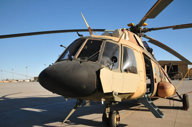 Afganistano armijos (ANA) sraigtasparniai
