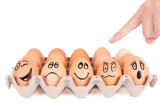 „Shutterstock“ nuotr./Jausmingi kiaušiniai