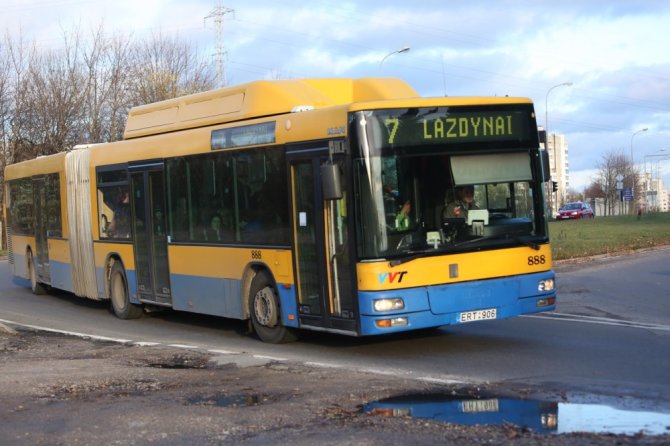 Juliaus Kalinsko / 15min nuotr./7 maršruto autobusas Vilniuje