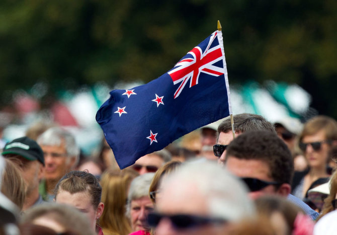 AFP/„Scanpix“ nuotr./Naujosios Zelandijos vėliava