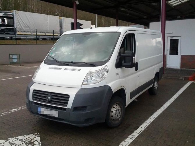 VSAT nuotr./Vogtas automobilis , „Fiat Ducato“