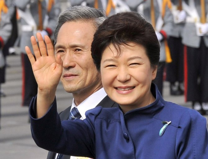 „Reuters“/„Scanpix“ nuotr./Pietų Korėjos prezidentė Park Geun-hye 