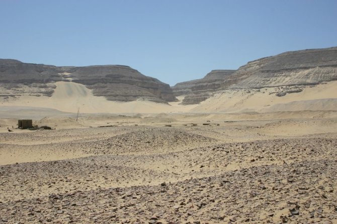 Wikimedia Commons / Public Domain nuotr./Egipto vieta, kur buvo rasti Iri-Horo ir Skorpiono kapai