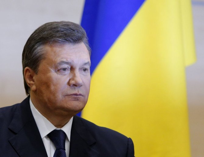 „Reuters“/„Scanpix“ nuotr./Viktoras Janukovyčius spaudos konferencijoje