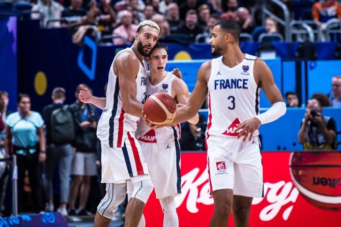 FIBA nuotr./Prancūzijos krepšininkai
