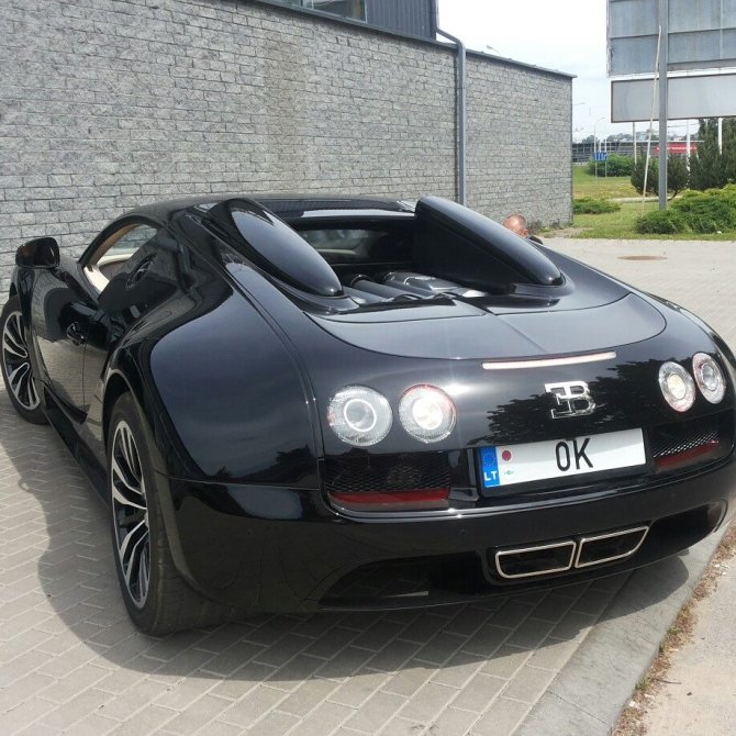 Facebook.com nuotr./„Bugatti Veyron“ Lietuvoje