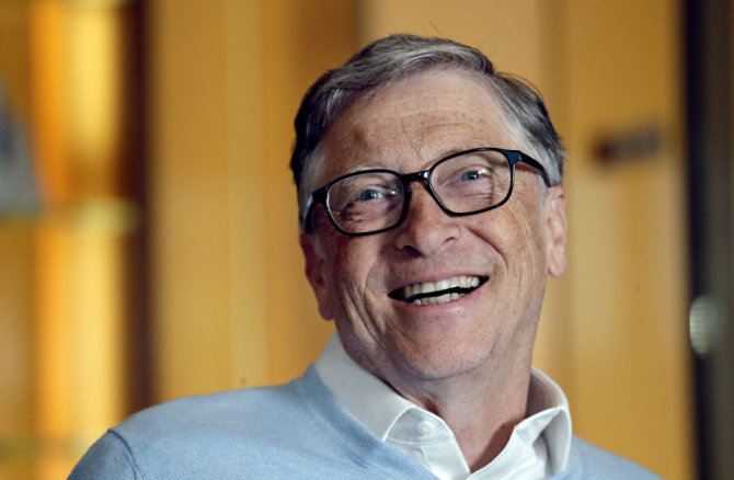 „Scanpix“/AP nuotr./Billas Gatesas