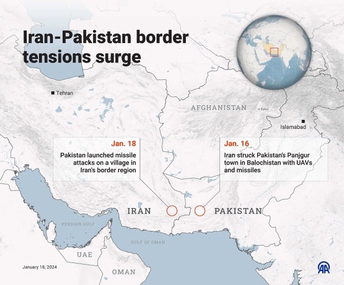 Vida Press nuotr./Konfliktas tarp Irano ir Pakistano