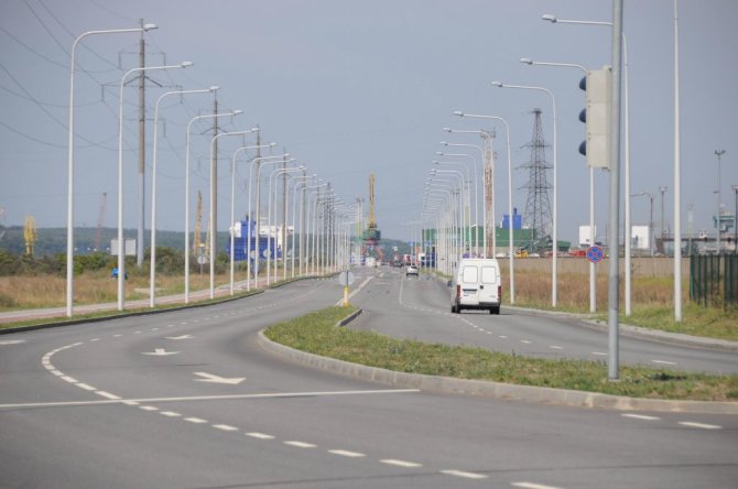 Klaipėdoje rekonstruota Kairių gatvė iš esmės pagerino važiavimo sąlygas į multimodalinių krovinių terminalus pietinėje uosto dalyje