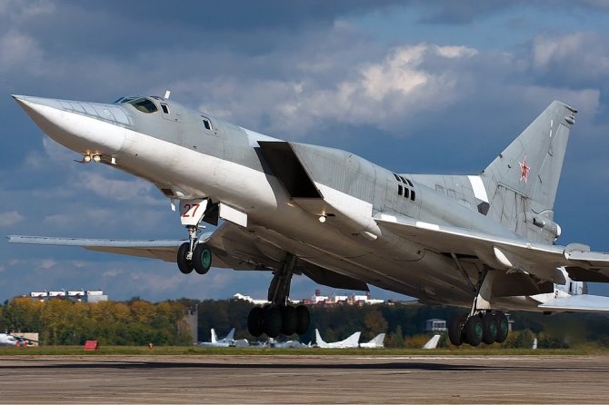 „Twitter“ nuotr./Rusijos naikintuvas Tu-22M3.