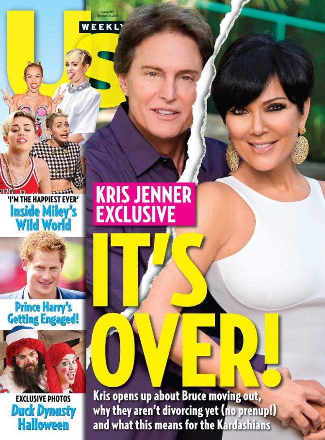 „Scanpix“/AP nuotr./Kris Jenner ir Bruce'as Jenneris