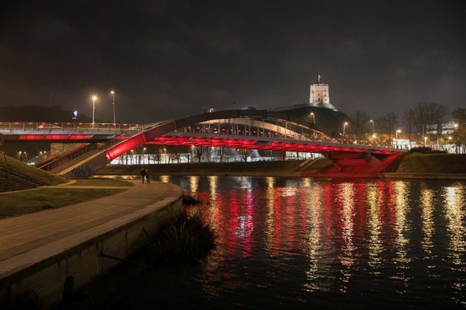 Vilniaus m. savivaldybės nuotr./Karaliaus Mindaugo tiltas