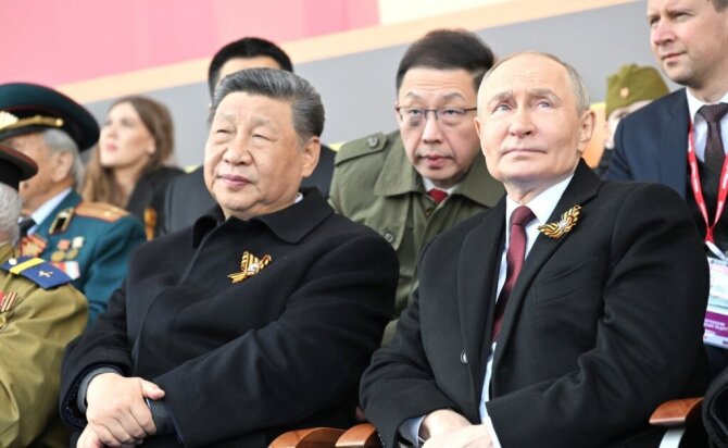 Xi Jinpingas ir Vladimiras Putinas / The Kremlin Moscow / picture alliance / SvenSimon-TheKremlinMoscow