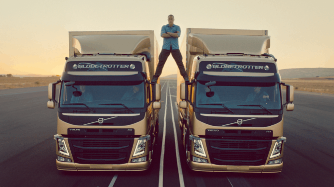 „Volvo trucks“ nuotr./„Volvo trucks“ su Jeanu Claude'u Van Damme'u reklama
