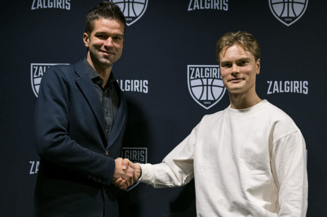 zalgiris.lt nuotr./Mantas Kalnietis ir Matias Rale