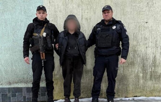 Ukrainos policijos nuotr./Po teroro išpuolio Lvive suimta įtariamoji