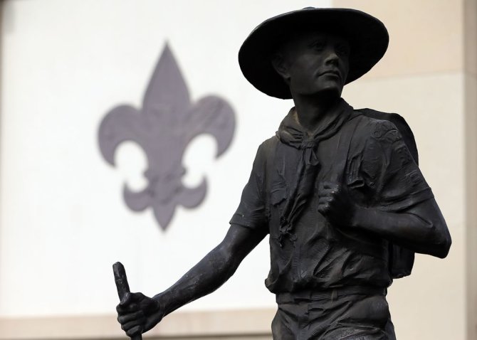 AFP/„Scanpix“ nuotr./Skauto statula