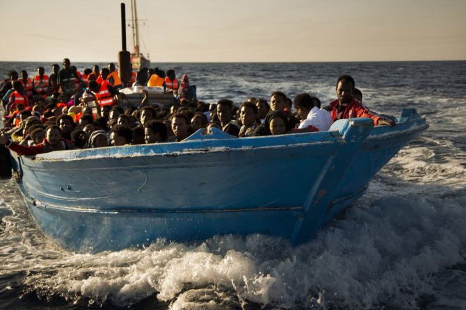 AFP/„Scanpix“ nuotr./Migrantai iš Eritrėjos