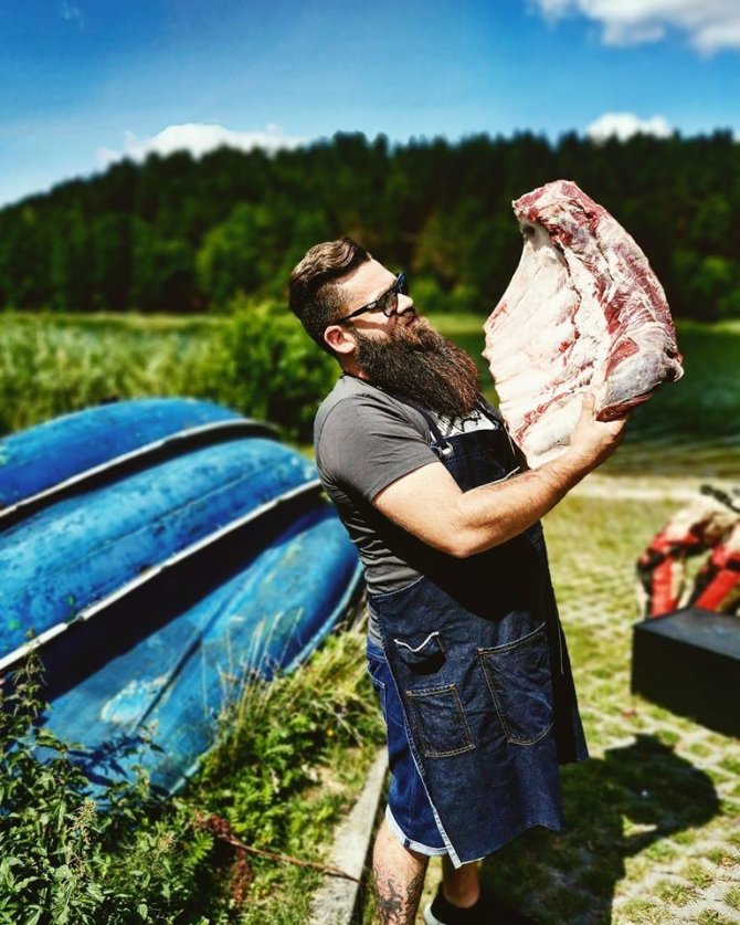 Asmeninio albumo nuotr./„Viking the chef“ Vylius Blauzdavičius