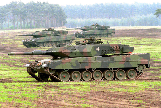 wikimedia.org nuotr./Vokietijos tankai