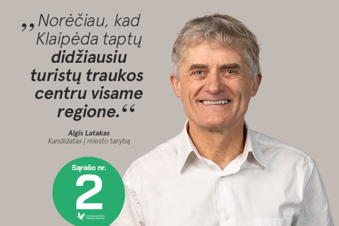 Algio Latako politinė reklama