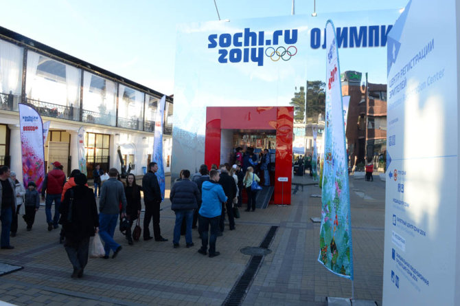 Alfredo Pliadžio nuotr./Žiemos olimpiados sostinė Sočis – mietas, kuriame nevyksta varžybos