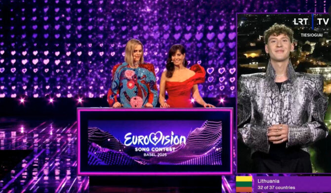 stop kadras/„Eurovizija“. Silvester Belt