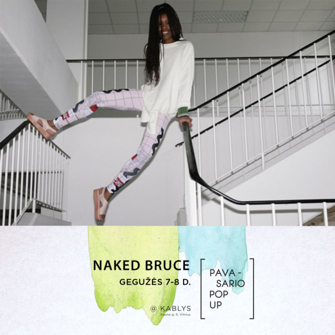 Organizatorių nuotr./„Pavasario Pop up“ dalyvis: „Naked Bruce“