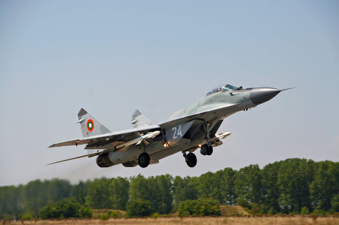 „Wikimedia Commons“ nuotr./Bulgarijos naikintuvas MiG-29