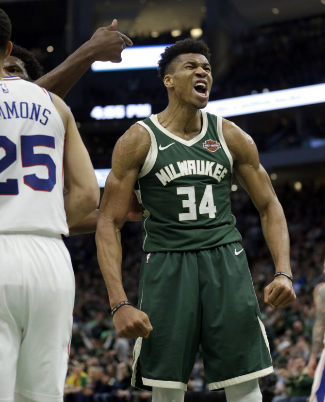 „Scanpix“/AP nuotr./Giannis Antetokounmpo