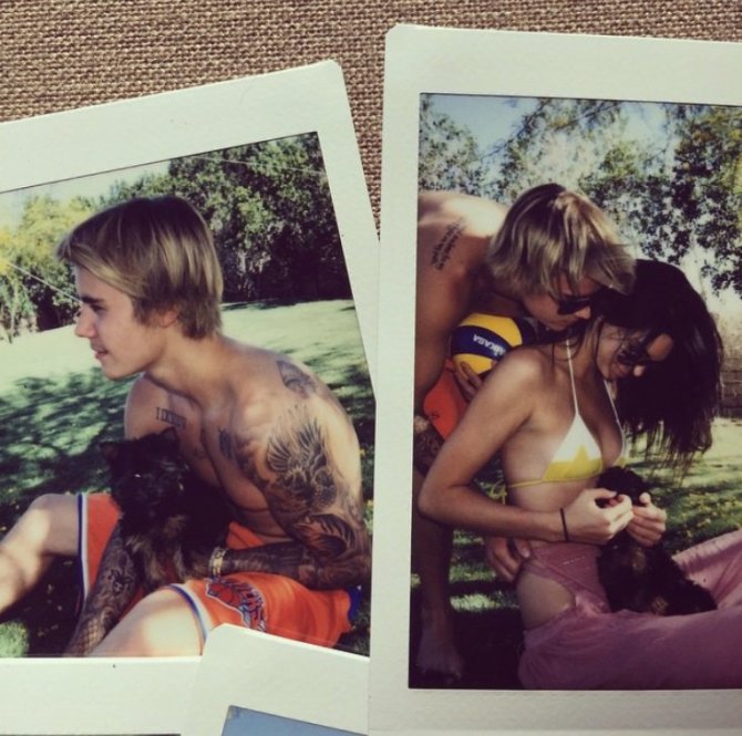 „Instagram“ nuotr./Justinas Bieberis ir Kendall Jenner