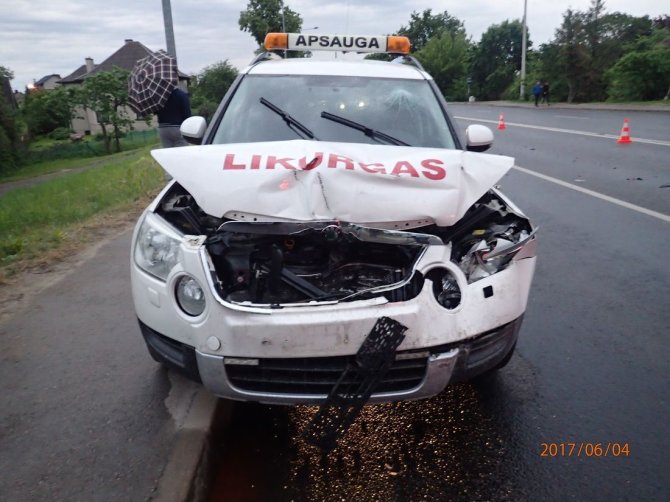 Kauno apskrities policijos nuotr./Įvykio vietoje