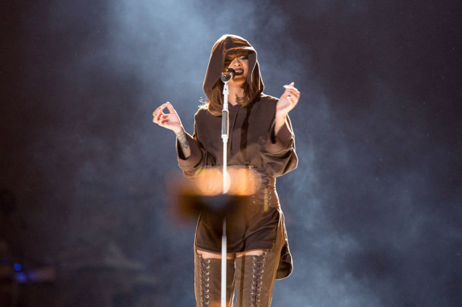 Gyčio Vidžiūno nuotr./Rihanna „Sziget“ festivalyje Vengrija