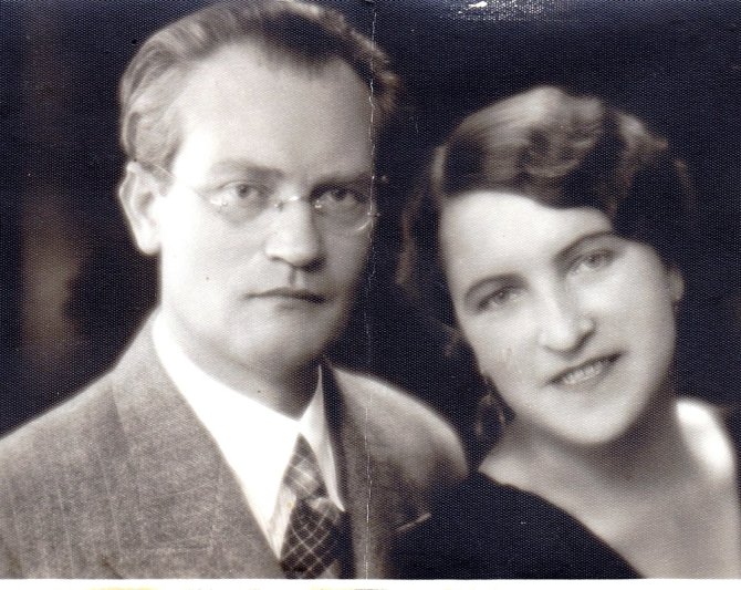 Amzinaitavo.lt archyvo nuotr./Vincas Mykolaitis-Putinas ir Emilija Kvėdaraitė, 1935 metai