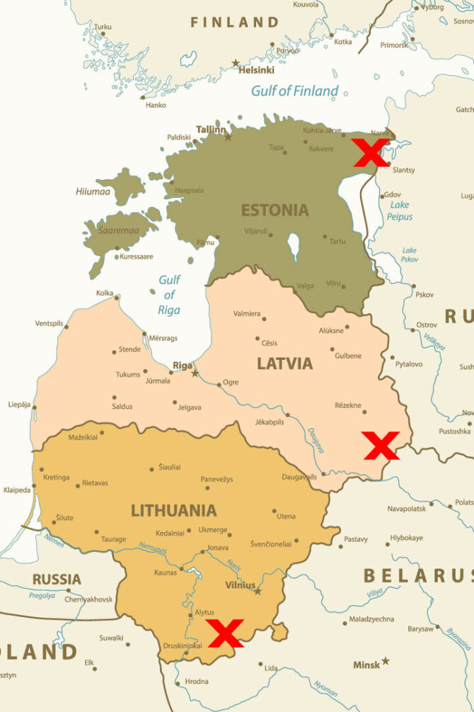 Shutterstock nuotr./Baltijos šalyse nukritę dronai
