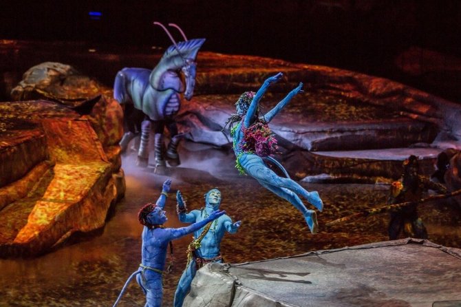 Asmeninio albumo nuotr./„Cirque du Soleil“ šou „Toruk – The First Flight“