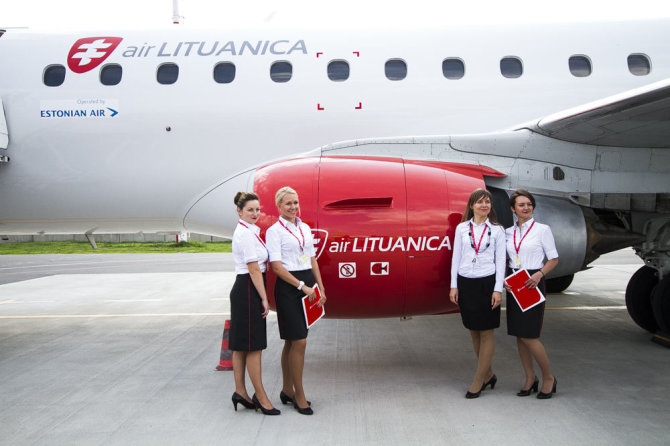 Mato Dauginio/15min.lt nuotr./Bendrovės „Air Lituanica“ inauguracija ir pirmasis skrydis