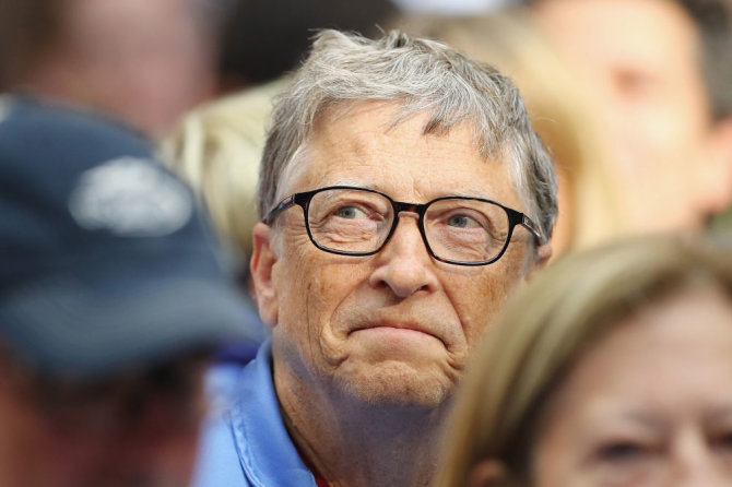AFP/„Scanpix“ nuotr./Milijardierius Billas Gatesas