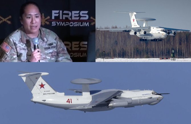 Stopkadras/Scanpix,/AP/JAV pulkininkė Rosanna Clemente: rusų lėktuvas A-50 numuštas „Patriot“ raketomis