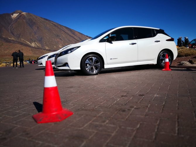 Žilvino Pekarsko / 15min nuotr./„Nissan Leaf“ bandymai Tenerifėje