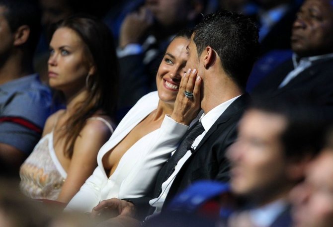 „Scanpix“ nuotr./Irina Shayk ir Cristiano Ronaldo